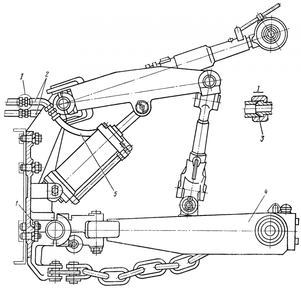 Схема навески т25