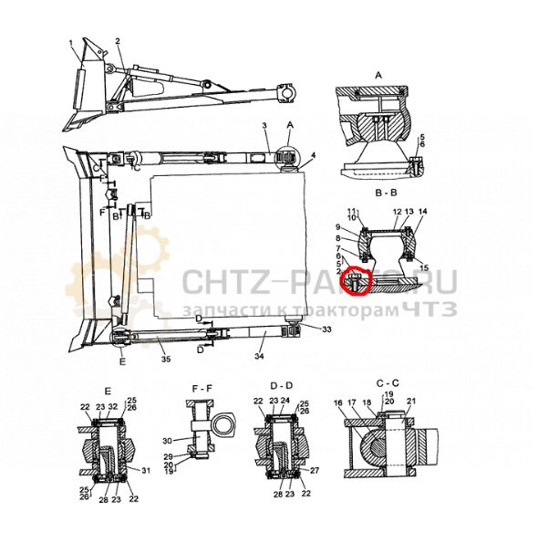 Болт 700-28-1077-1