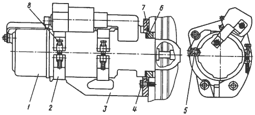 Установка стартера двигателя Д-160